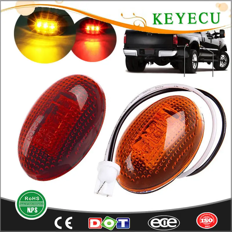 Боковой габаритный фонарь Keyecu 12 В IP65 для Ford F250 F350 F450 супермощный 2 шт. стильный