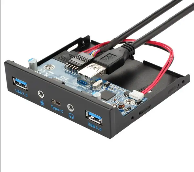 LBSC лот для рабочего стола 3 5 &quotфлоппи Бей портов s USB 0 + HD аудио мм TYPE C порт