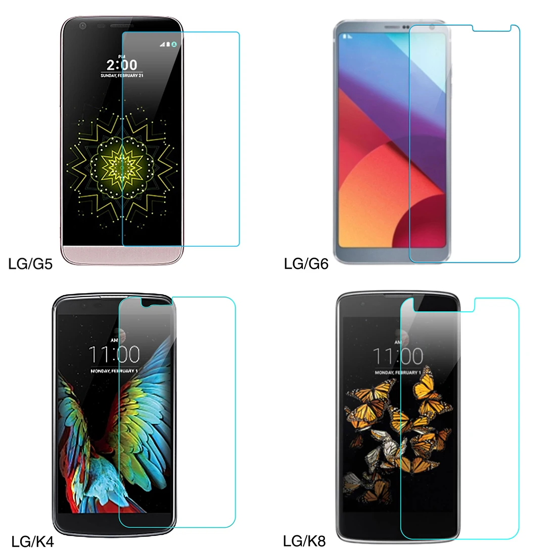 Новое поступление 0 33 мм закаленное стекло для LG G5 G6 K4 K8 защитная пленка высокого