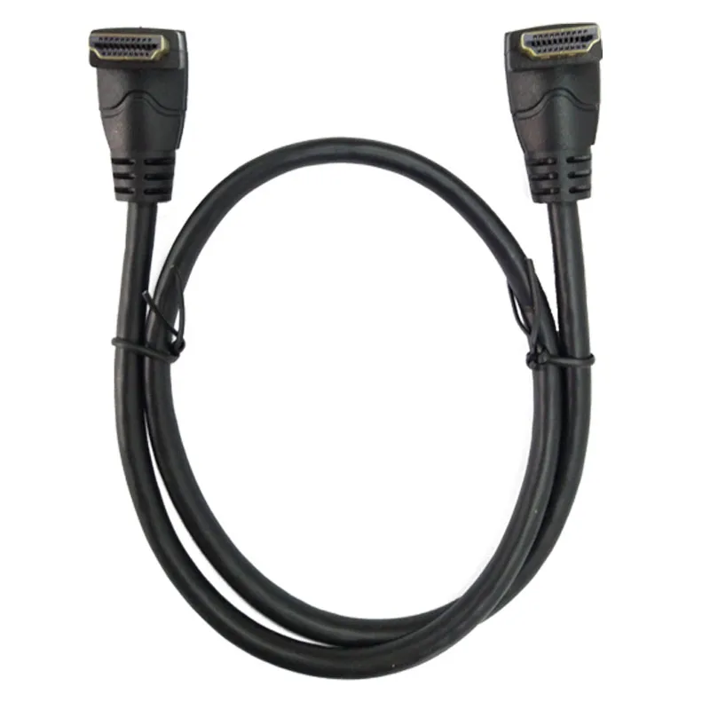 DAN speed 1080P 4K HDMI 2,0 HDMI кабель MaleUp to Up угловой высокоскоростной для xbox HDTV DVD видео 0,3 м 0,6 м 1,8 м