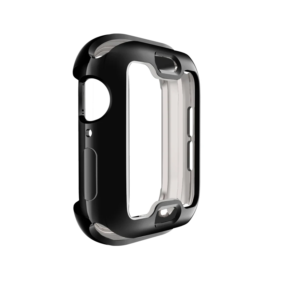 Бронированный бампер для Apple Watch 40 мм 44 мм, мягкий чехол из ТПУ с покрытием для iWatch, ремешок серии 4, защита от падения Чехол