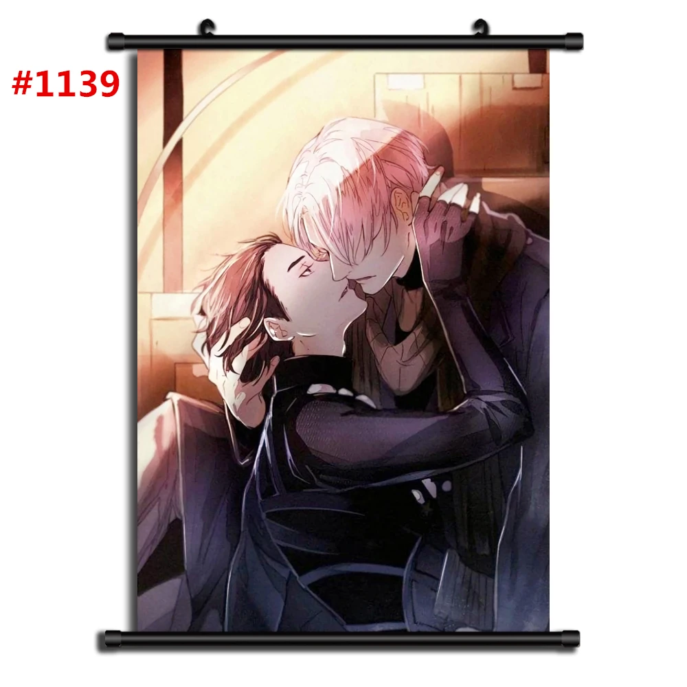 1139 Yuri On Ice Аниме Манга настенный плакат свиток CD - Цвет: 1139