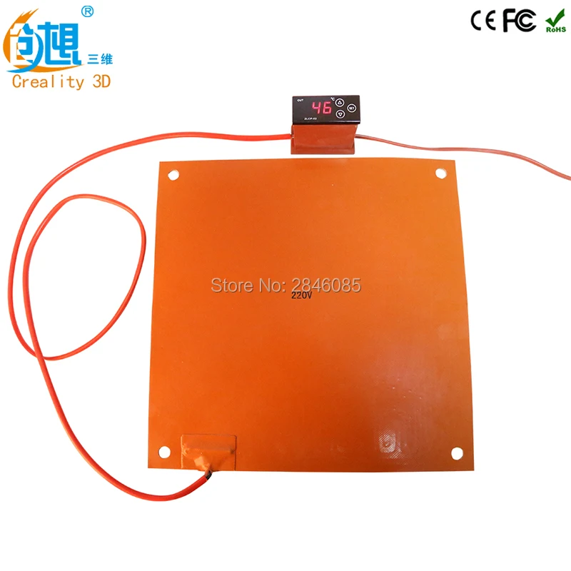 220 V/110 V опционально новое обновление 3d принтер части силиконовый Нагреватель Pad 3