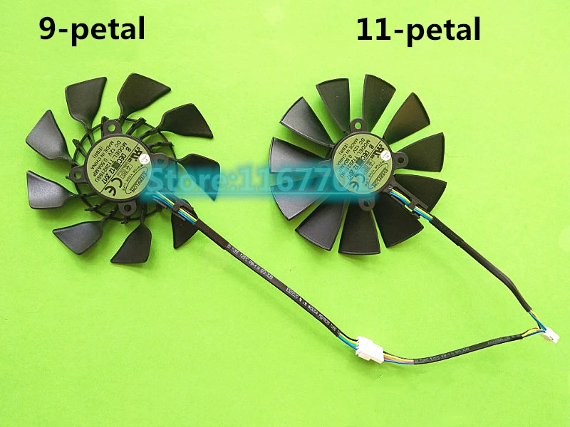 

New Original Laptop/Notebook CPU/GPU Cooling Fan For Asus GTX780 GTX780TI R9 280X 290X EVERFLOW T129215SU