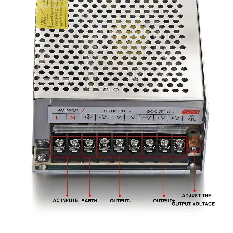 DC12V 20A 240 W коммутации Питание адаптер драйвер трансформатор для 5050 5730 5630 3528