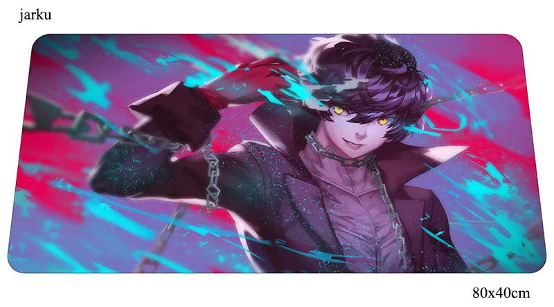 Persona 5 Коврик для мыши 800x400x2 мм игровой коврик для мыши с блокировкой края офисный коврик для ноутбука толстый коврик для мыши игры pc геймерские коврики