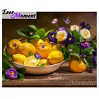 Алмазная мозаика с апельсинами и цветами, ASF1140