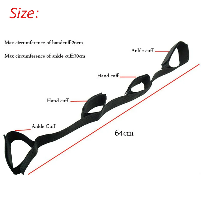 Эротические манжеты для запястья/рук до лодыжек нейлоновая ограничитель