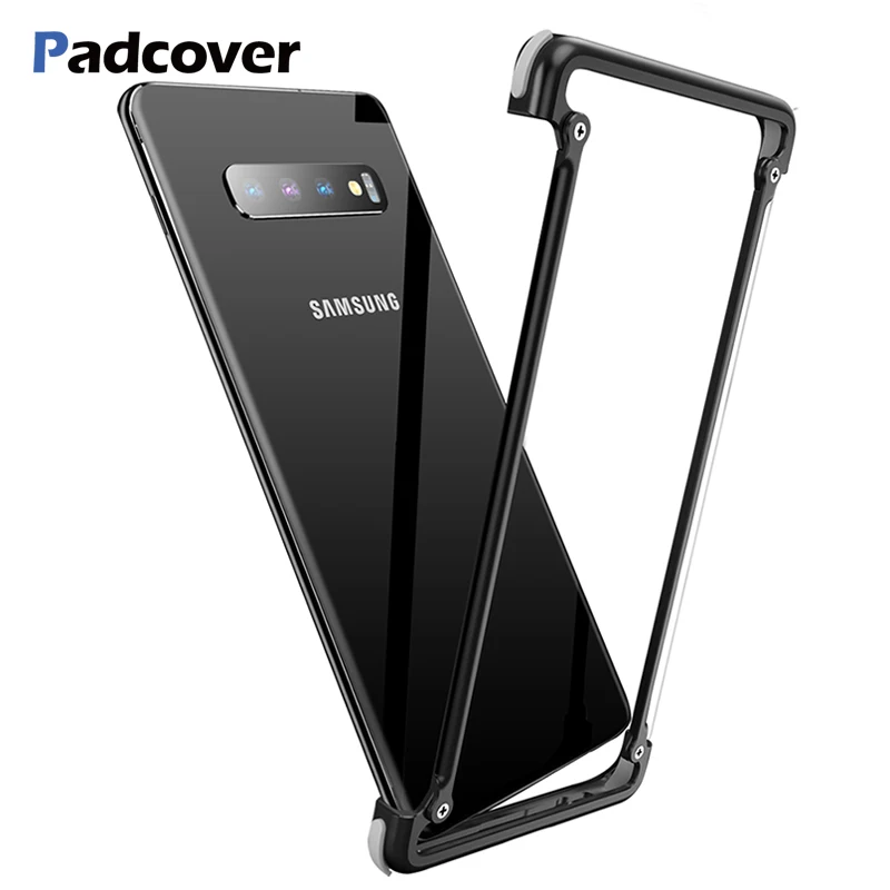 Металлический чехол с подушкой безопасности для samsung Galaxy S10, чехол с металлическим бампером для samsung Galaxy S10 plus