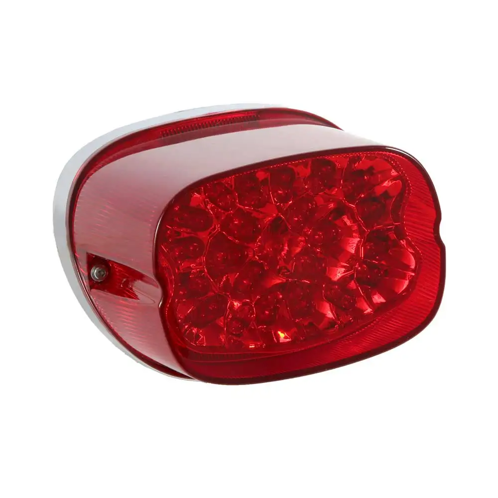 Smoked Clear Red LED Tail Light Turn Signals For Sportster XL FLHR FLHRCI FXD Dyna Road King Glides |