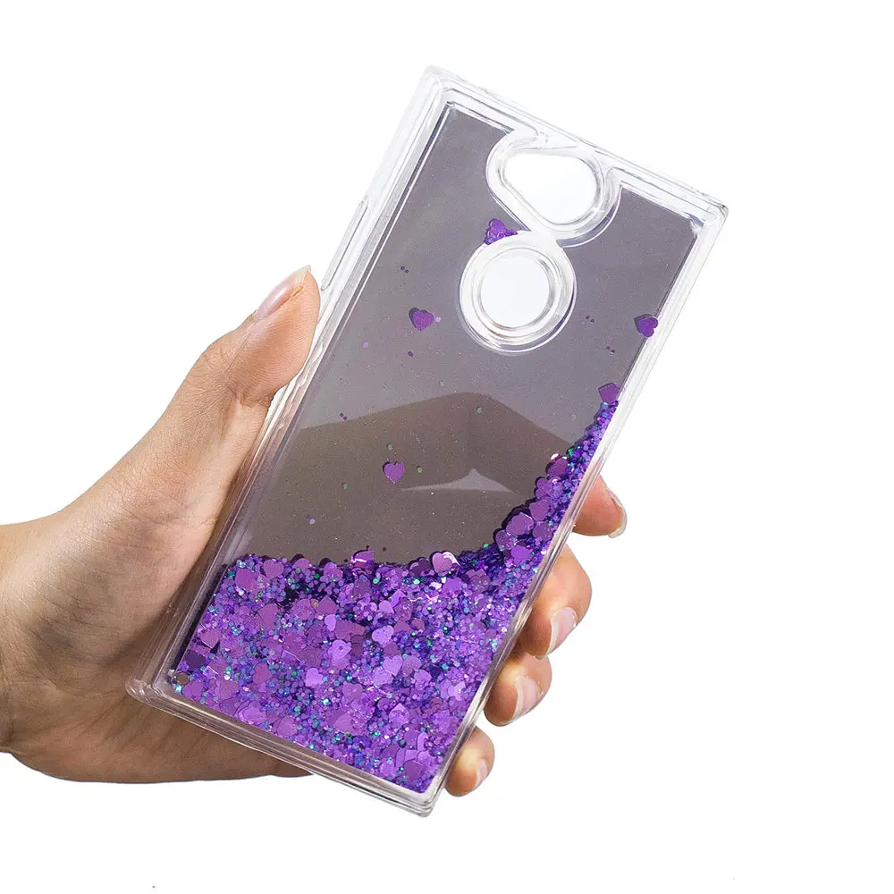 Зеркальный чехол для SONY Xperia XA2 XA 2 с жидким зыбучим песком XperiaXA2 H3113 H3123 H3133 H4113 H4133 a x