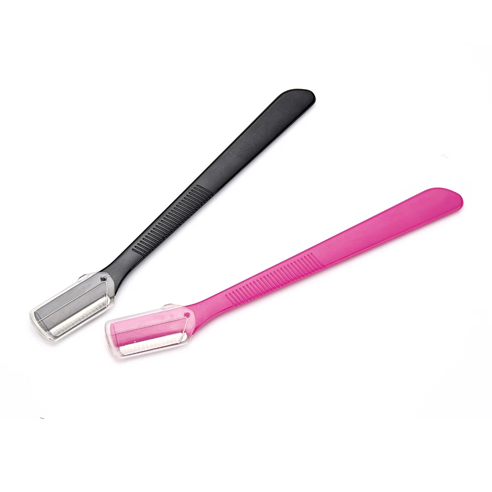 2 шт./лот триммер для бровей макияжа острый нож из нержавеющей стали револьверный