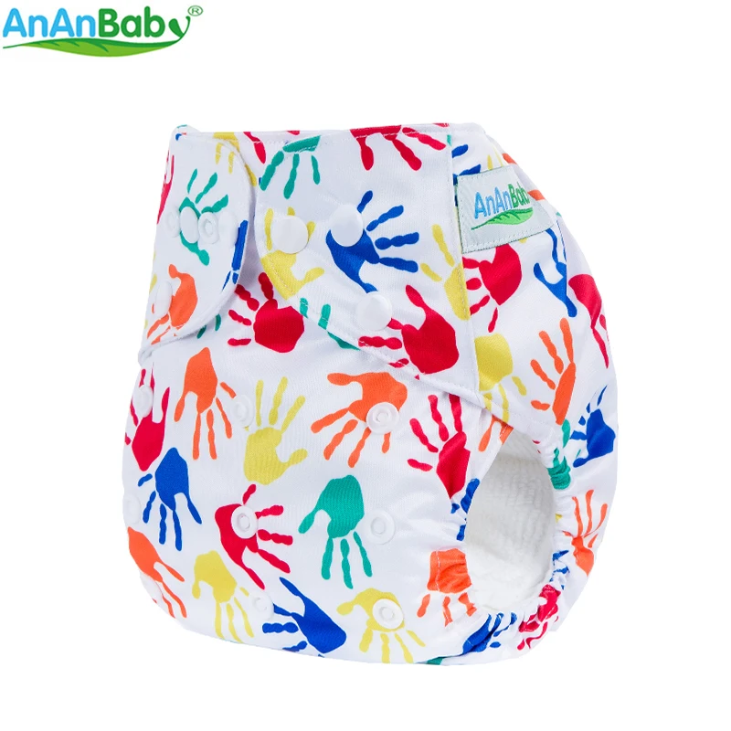 Новое поступление Детские Тканевые Подгузники AnAnBaby Многоразовые моющиеся