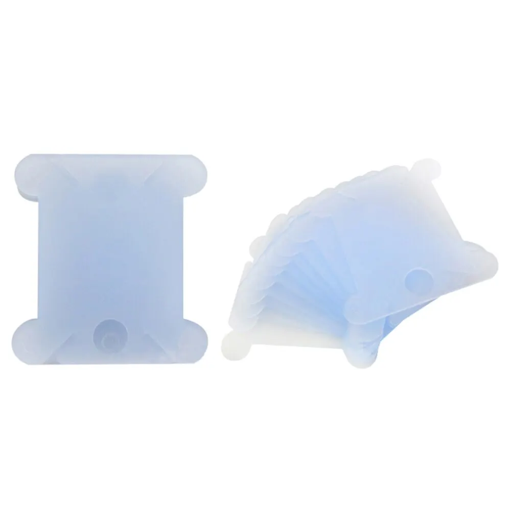 Blue 100/120 ПК нитки мулине ремесло катушка с нитками, вышитая бисером пластиковый держатель для хранения Швейных ниток печатная плата набор для рукоделия - Цвет: Blue