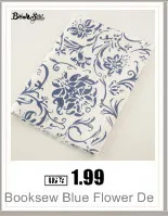 Booksew, хлопок, саржевая ткань, цветочный дизайн, 6 шт./лот, 40 см x 50 см, серая ткань, лоскутное шитье, сделай сам, Лоскутная кукла, ремесла, простыня на кровать
