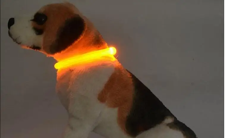 Крой USB зарядка кинологический Ошейник светодиодный напольный световой зарядное