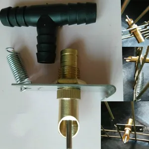 50 шт Кролик питьевой большой рот носить лиса связанные питьевой воды диспенсер енота лиса автоматические краны Медь 10 мм Интерфейс