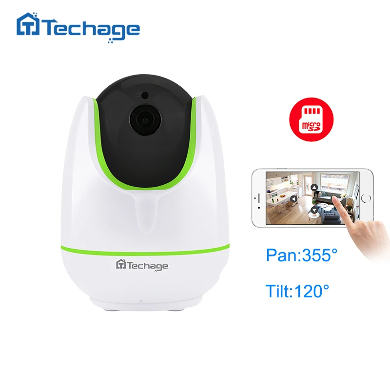 Techage охранных 720 P IP Камера Беспроводной Смарт Wi Fi аудио запись видеонаблюдения
