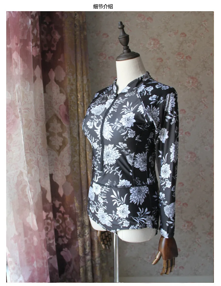 Сексуальный женский купальный слитный купальник одежда для плавания с длинным