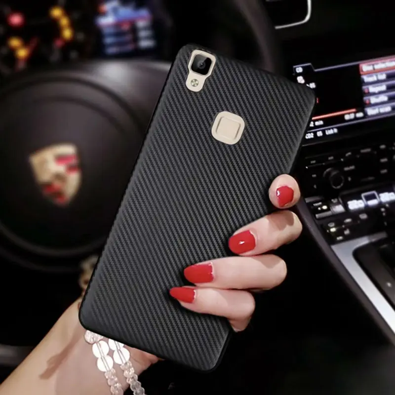 Для BBK VIVO V3/VIVOV3 5 0 дюйма чехол из углеродного волокна матовый ТПУ чехлы для