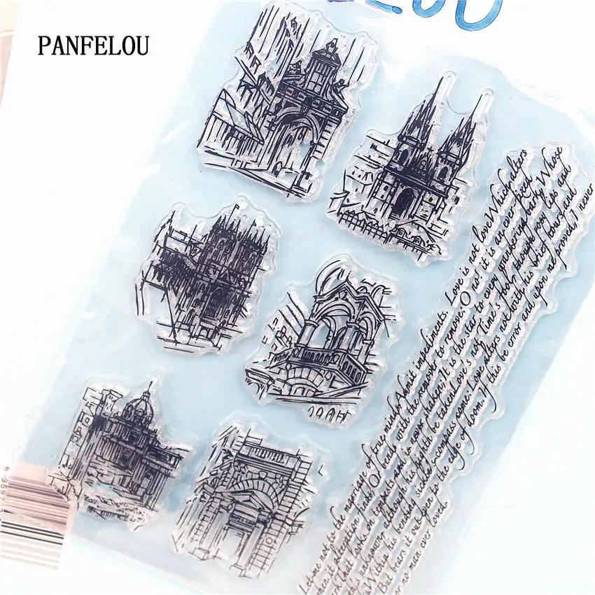 As picture PANFELOU список цветов Прозрачный штамп DIY силиконовые уплотнения Скрапбукинг/изготовление открыток/Фотоальбом украшения принадлежности Листы - Цвет: As picture