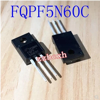 10PCS/LOT New original In Stock FQPF5N60C 5N60 TO-220F 5A 600V