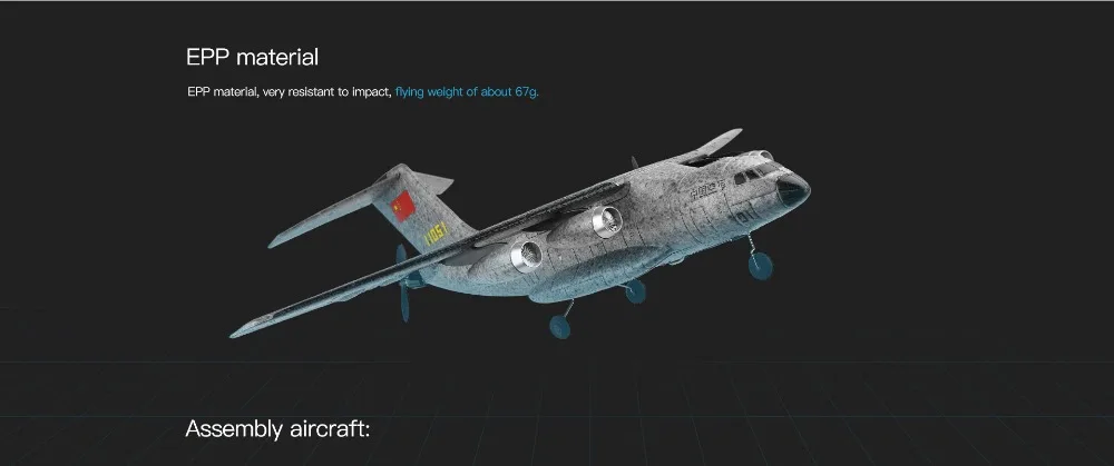 WLToys XK A130 RC самолет 2,4 г 3CH Xian Y-20 модель военно-транспортный самолет EPP Дистанционное Управление самолет с неподвижным крылом радиоуправляемая игрушка