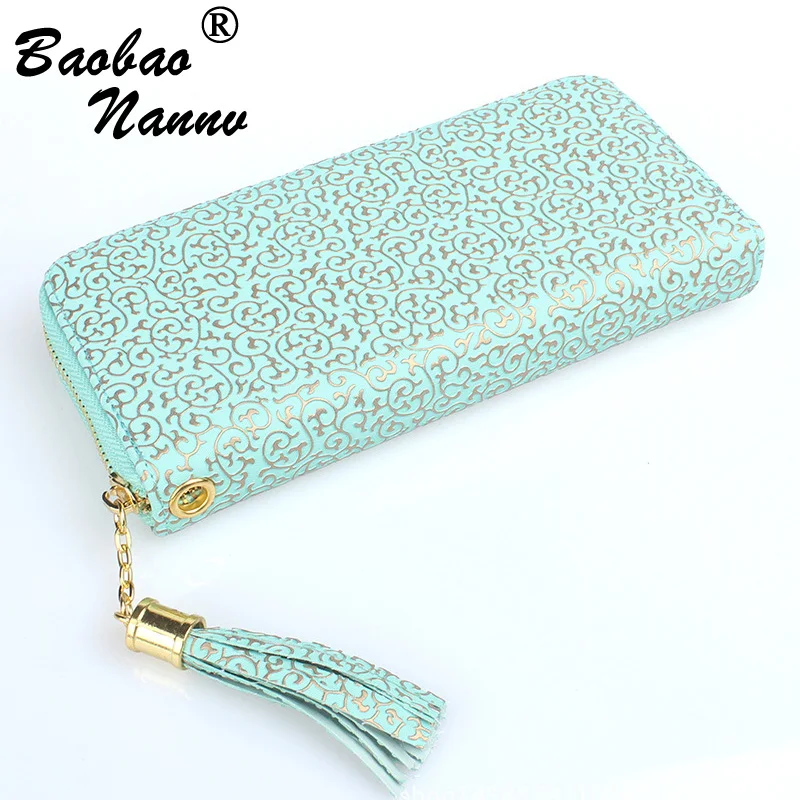 Новинка 2019 бумажники с принтом тотемов держатели для карт кисточками кошелек