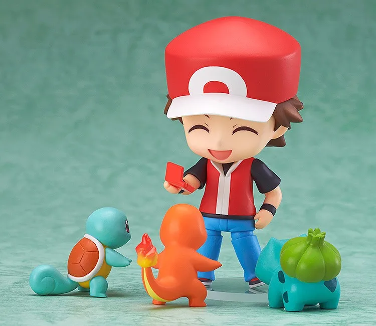 Huong Аниме Фигурка 10 см Nendoroid P GO Ash Ketchum#425 ПВХ фигурка игрушка кукла модель коллекционные вещи