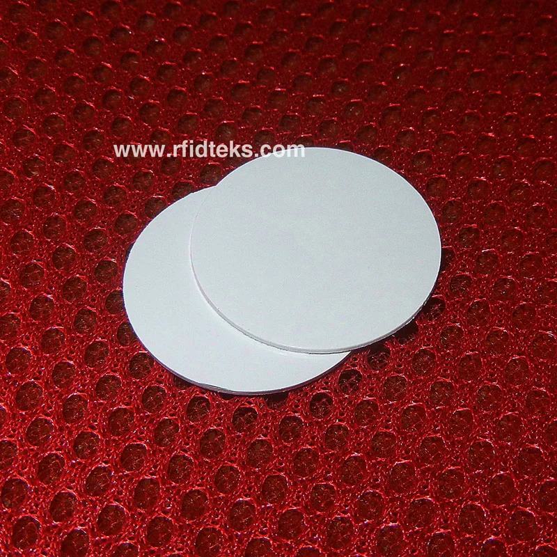 CT диаметр 25 мм RFID Монета тег жетон ПВХ NFC смарт-тег 13 56 МГц 1536 бит R/W ISO14443 с