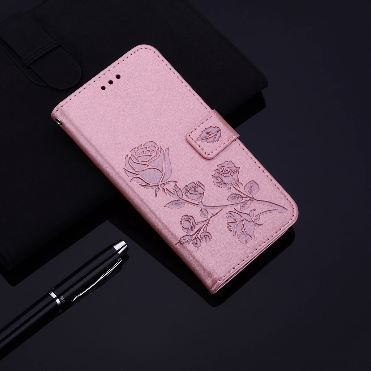 3D тиснение Флип кожаный чехол для samsung Galaxy A20E A50 A30 A10 A20 A60 A40 A70 S10 S10E A9 A6 плюс A7 A3 A5 coque