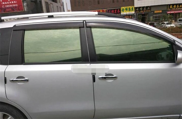 Для Nissan livina Пластиковый оконный козырек для livina2006 2012 Защита от солнца и дождя 4