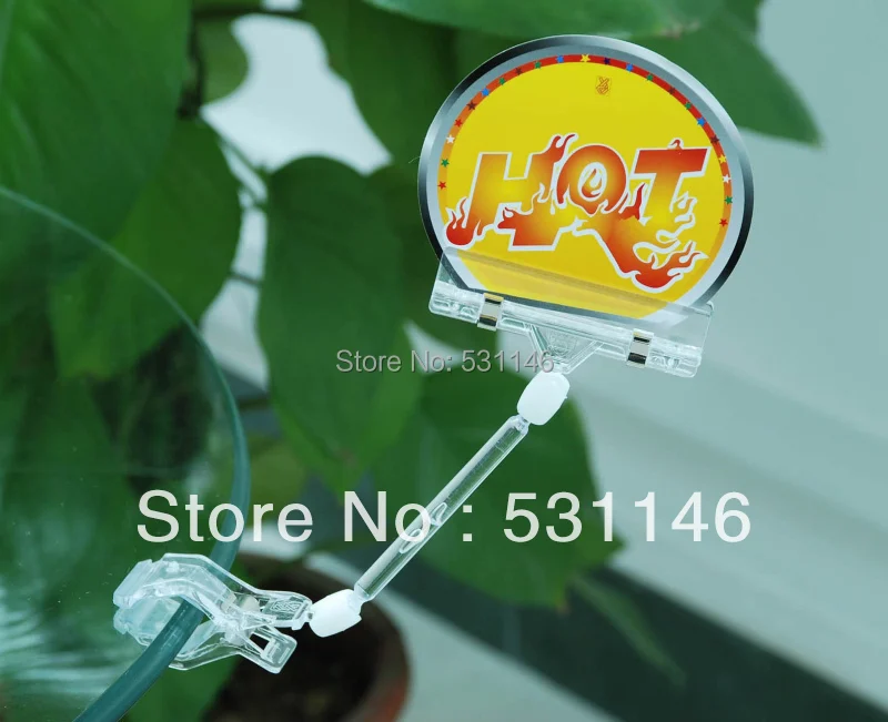 Бесплатная доставка Оптовая цена этикетка держатель ценник Поп Клип 10 шт|clips|clip