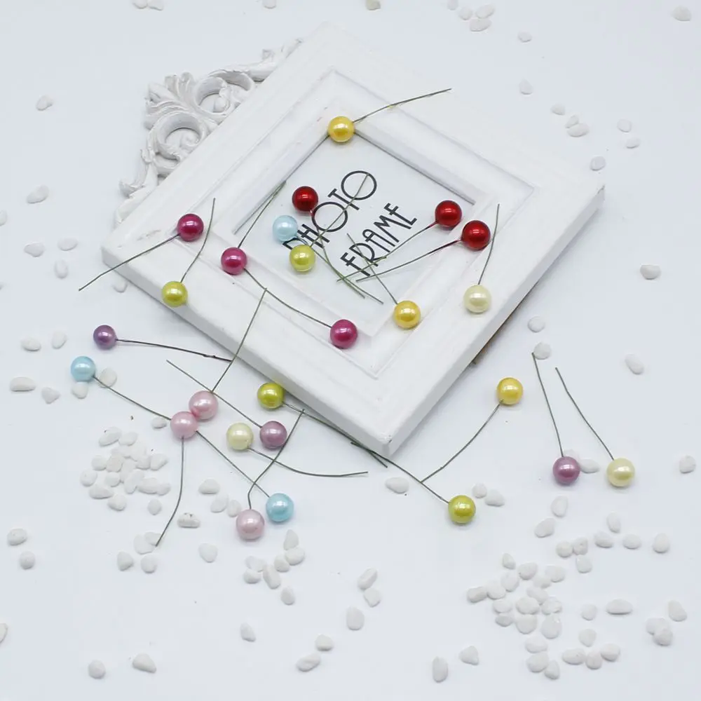 20 шт./лот маленькие пластиковые искусственные ягоды цветы тычинки вишневые