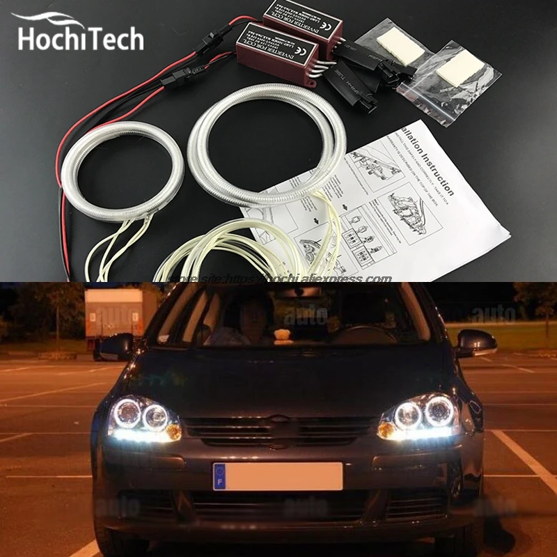 HochiTech белый 6000 К CCFL головной светильник Halo ангел демон глаза комплект ангела для