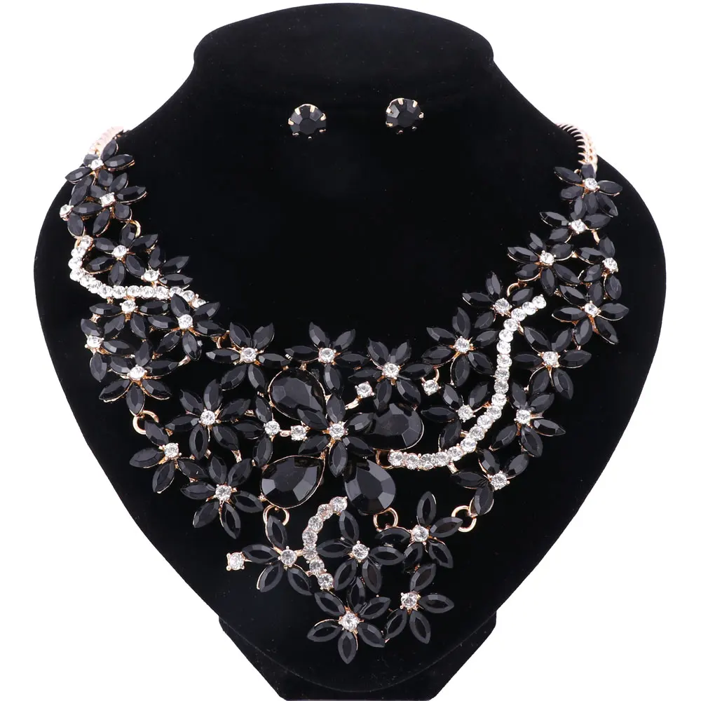 Женские вечерние комплекты ювелирных изделий в стиле бохо с сережками и