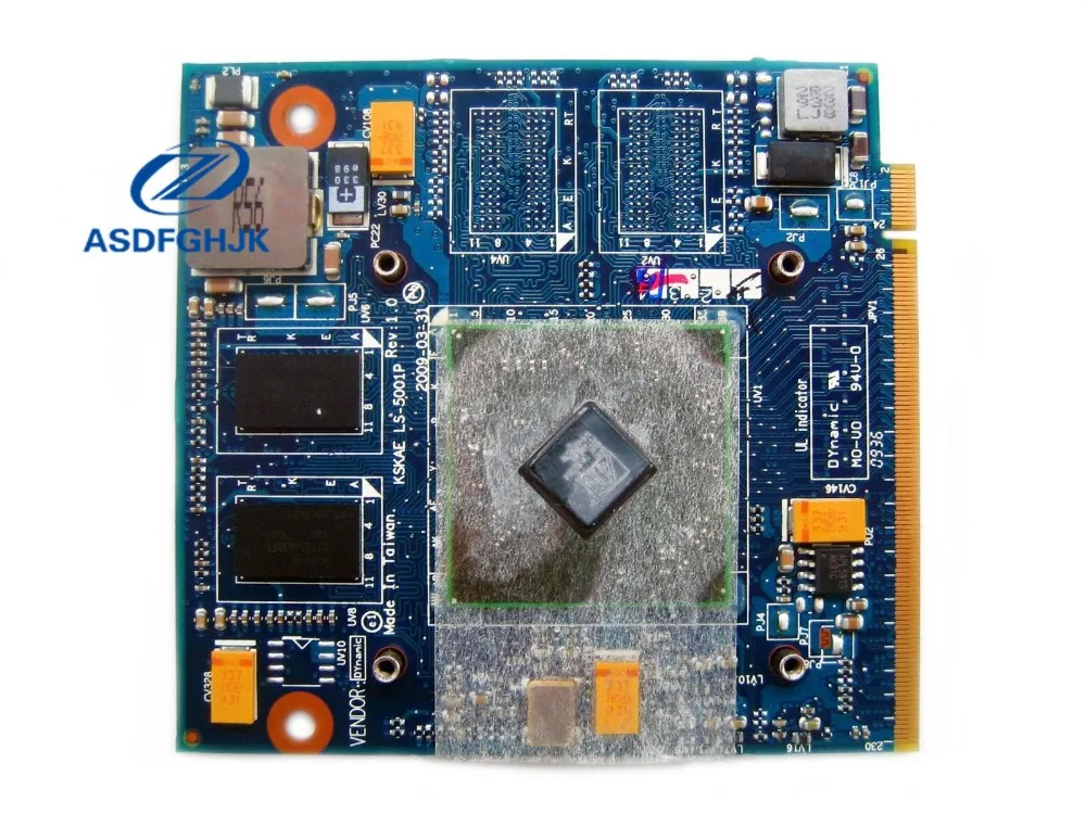 Видеокарта для ноутбука Toshiba L500 L505 A500 A505 HD4570 512MB K000078110 MXM LS 5001P100 % тест