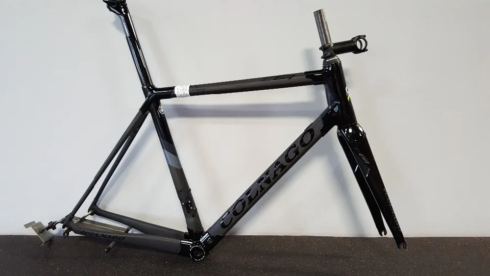 Colnago C64 глянцевый Серебряный Матовый карбоновый Дорожный полный набор велосипедных компонентов сплав тормозные диски