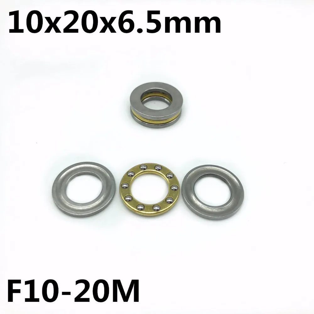 10Pcs F10-20M 10x20x6.5 mm Axial Ball Thrust Bearing plane thrust ball bearing High quality