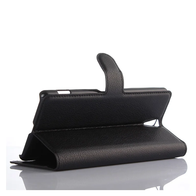 Роскошный чехол кошелек из искусственной кожи с откидной крышкой для Sony Xperia C5 Ultra