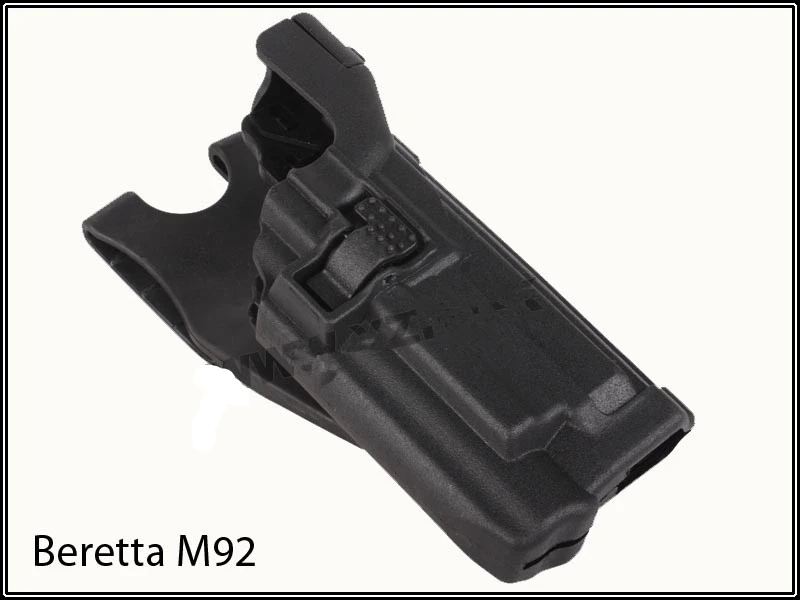 For M92 Армия Книги о военной технике Airsoft Пейнтбол Пистолет Кобура Combat Tactical Black Hawk уровень 3 кобура для Glock 1911 M92 P226 - Цвет: For M92