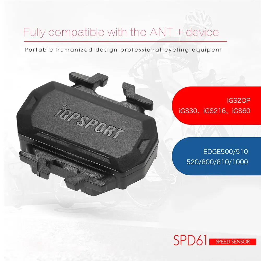 Беспроводной велокомпьютер IGPSPORT SPD61 ANT + BT датчик скорости секундомер Аксессуары