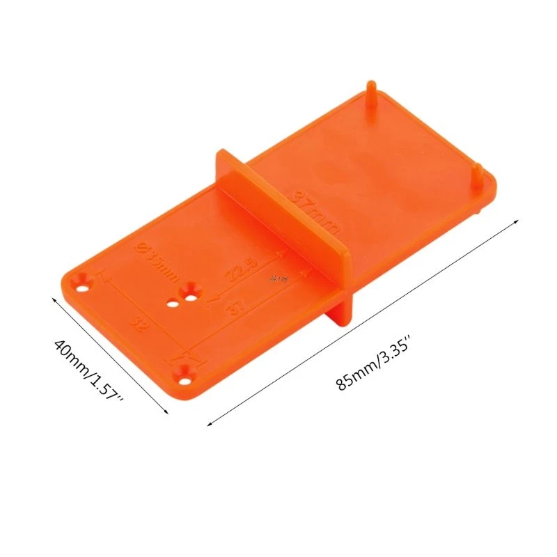 

35mm 40mm Hinge Hole Drilling Guide Locator Hole Opener template Door Cabinets DIY Tool For Woodworking tool