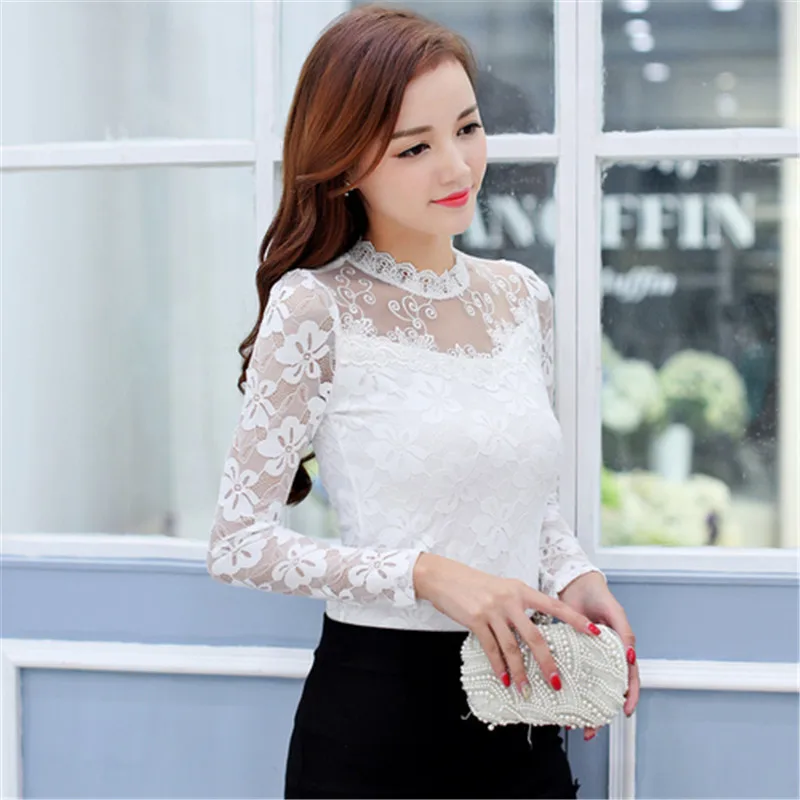 2018 женские модные блузки рубашки с длинными рукавами Женские винтажные