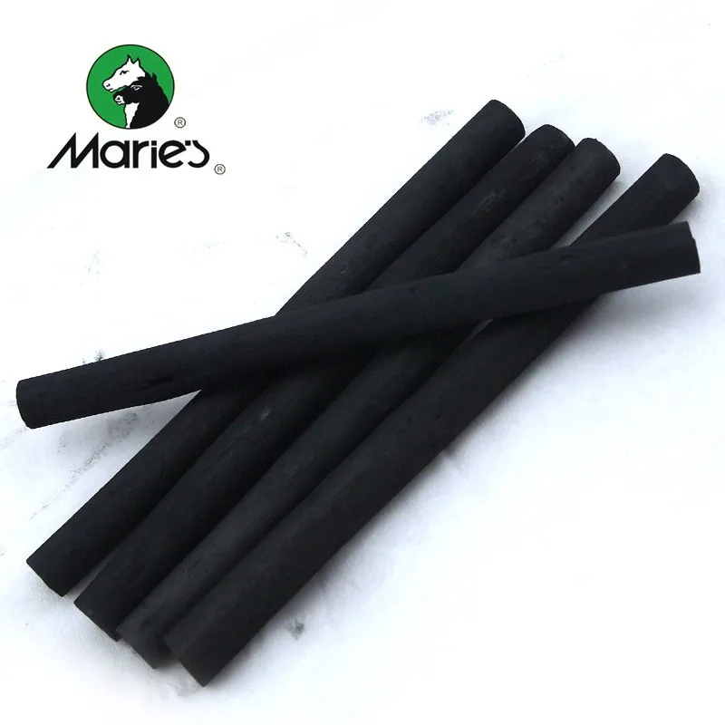 Maries Willow Charcoal натуральный уголь толщиной 140*13 мм 3 шт./лот для рисования эскизов и масляной живописи