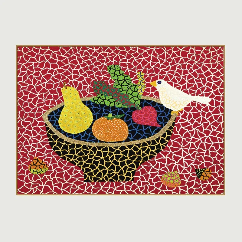 Самоотверженное искусство Yayoi Kusama Холст Искусство красная тыква печатная картина маслом на холсте настенная живопись для домашнего декора Настенная картина