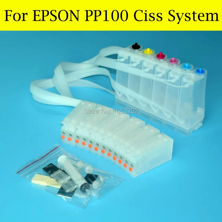 Free Post 1 Set PP 100 CISS с 100n 100ap Chip Reset для Epson PP100 Ciss System ciss for epson ciss chipciss cartridges | Отзывы и видеообзор