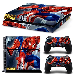 GOOYIYO-для sony PS4 наклейка PlayStation 4 кожа консоль контроллеры виниловая наклейка PS4 Человек-паук полная кожа - Цвет: TN01-1692
