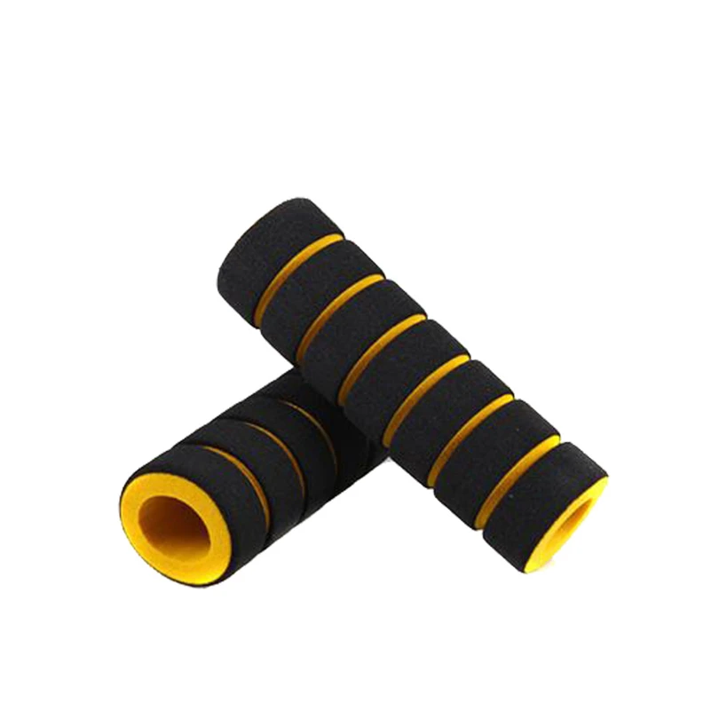 

2Pc/1pair Bike Racing Bicycle Motorcycle Handle Bar Foam Sponge Grip Cover Non-slip comfortable environmental wholesales S30
