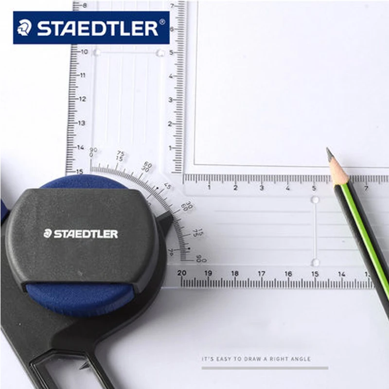 STAEDTLER 660 20 вращающаяся/угловая линейка, измерительный инструмент, подходящий для дизайнерского рисования и т. Д